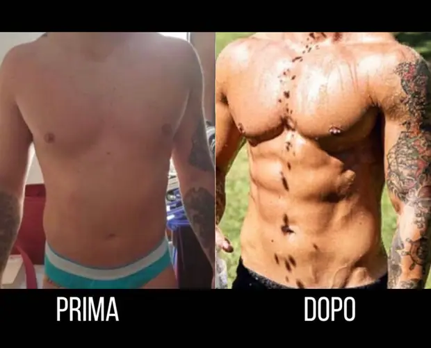 Prima e dopo — trasformazione 17