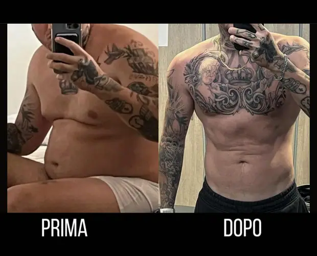 Prima e dopo — trasformazione 4