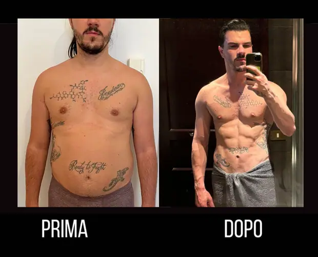 Prima e dopo — trasformazione 3