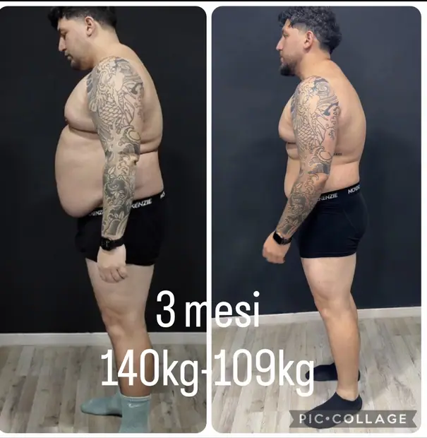 Prima e dopo — trasformazione 1